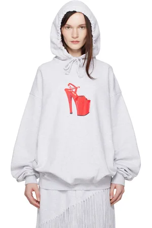Abra Gray Plataform Hell Hoodie