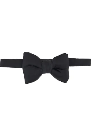 Tom Ford Black Grosgrain Bow Tie