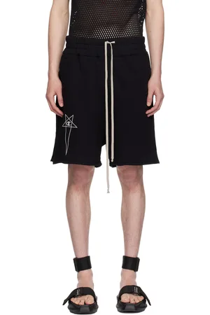 Rick Owens Black Champion Edition French Terry Shorts