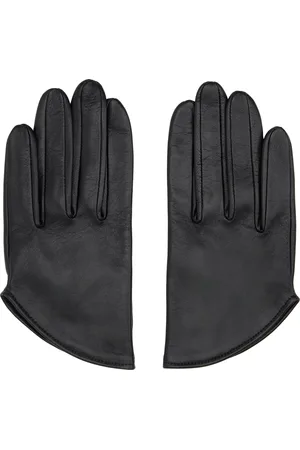 YOHJI YAMAMOTO Black Short Gloves
