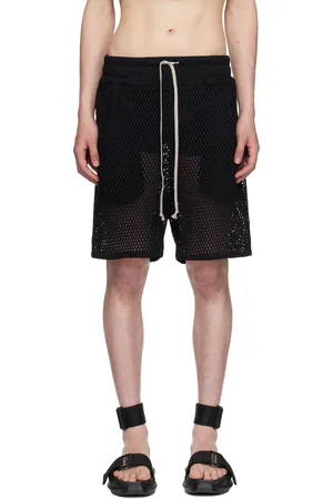 Rick Owens Black Champion Edition Mesh Shorts