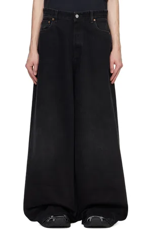Vetements Black Oversized Baggy Jeans