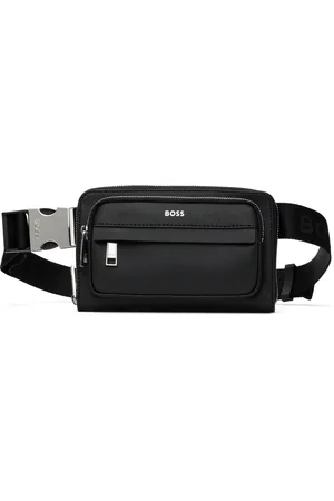 HUGO BOSS Black Saffiano Leather Bag