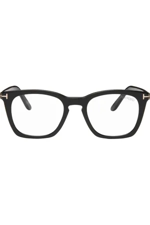 Tom Ford Black Blue Block Square Glasses