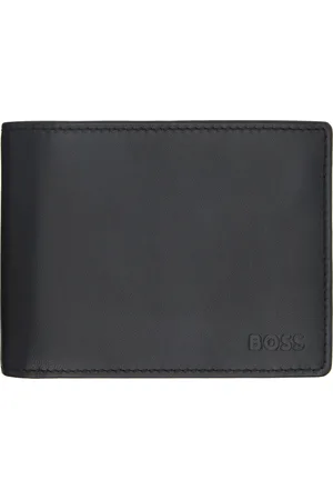 HUGO BOSS Black Emed-Logo Coin Wallet