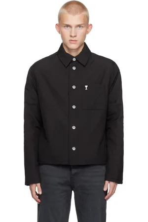 Ami Black Padded Ami de Coeur Overshirt