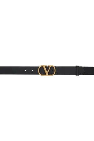 VALENTINO Black VLogo Signature Belt