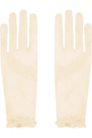 VALENTINO GARAVANI Beige VLogo Signature Gloves