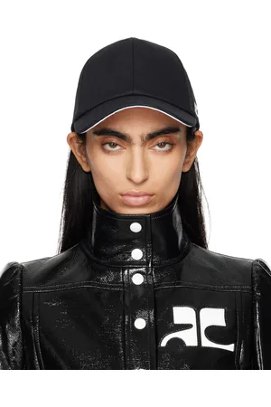 Courrèges Black Signature AC Cotton Cap
