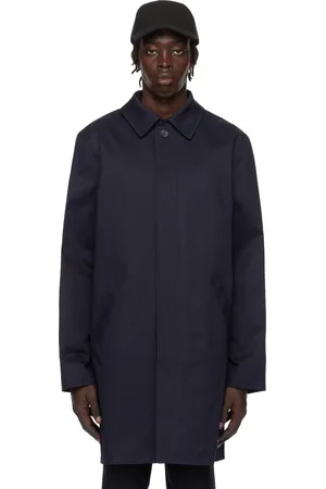 A.P.C. Navy Urban Mac Coat