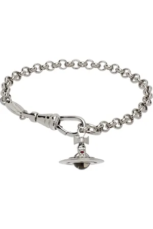 Vivienne Westwood Silver New Petite Orb Bracelet