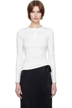 Flore Flore White Jess Longsleeve Henley