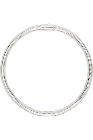 TOM WOOD Silver Tubogas Chain Necklace