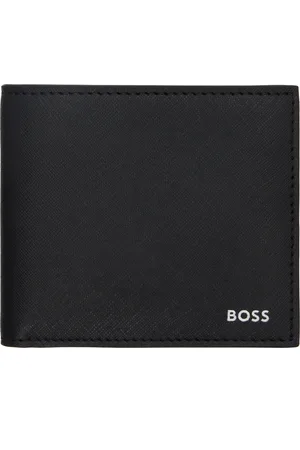 HUGO BOSS Black Bifold Signature Details Wallet