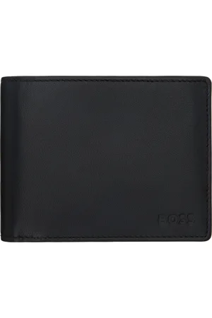 HUGO BOSS Black Emed-Logo Coin Wallet