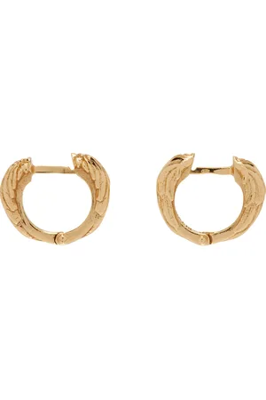 EMANUELE BICOCCHI Gold Wings Hoop Earrings