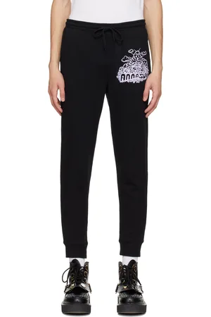 Anna Sui SSENSE Exclusive Black Mushroom Lounge Pants