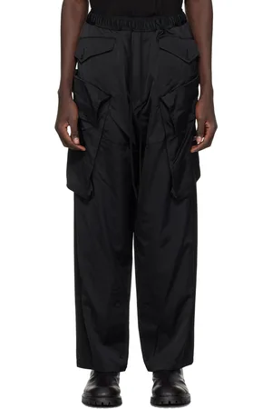 パンツ julius Flared Jet Pants 887PAM5 black julius Flared Jet Pants 887PAM5 black JULIUS Wide & Flare