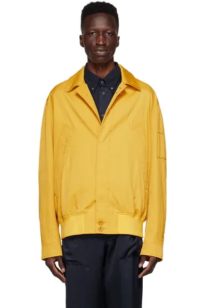 4SDESIGNS Yellow Polyester Jacket
