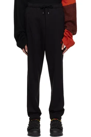 424 FAIRFAX Black Embroidered Lounge Pants