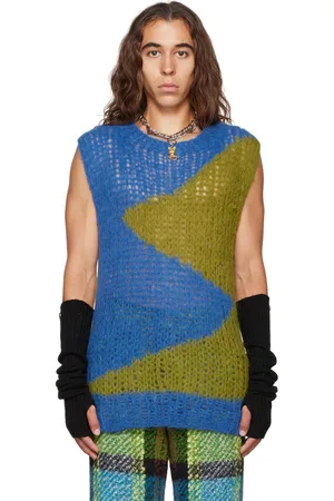 Anna Sui SSENSE Exclusive Blue Vest