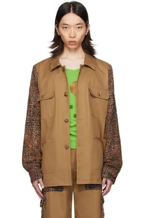 Anna Sui SSENSE Exclusive Tan Barn Jacket