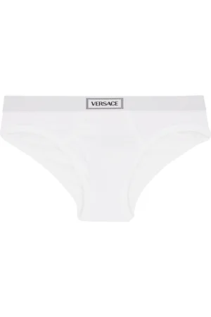 VERSACE White 90s Vintage Logo Briefs
