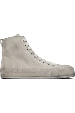 ANN DEMEULEMEESTER Gray Orvo High-Top Sneakers