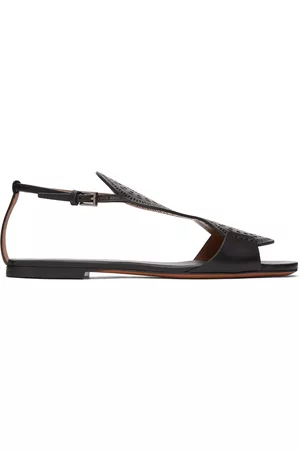 ALAIA Elegant Cord Flat Sandals - Bergdorf Goodman