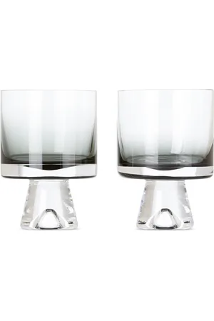 Tom Dixon Black Tank Low Ball Glass Set