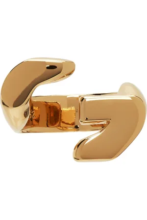 Givenchy Gold Chito Edition Dog Tag Ring