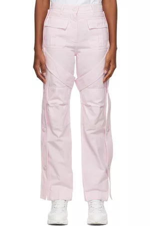 Burberry Ladies Pecan Melange Tailored Trousers | World of Watches