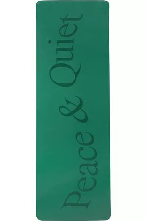 Museum Of Peace & Quiet Sports Equipment - Green Logo Yoga Mat