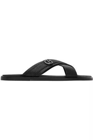 RRP €380 EMPORIO ARMANI Leather Thong Sandals EU 38 UK 5 US 8 Bow Braided  Heel | eBay