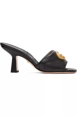 Gucci marmont 2025 heels black