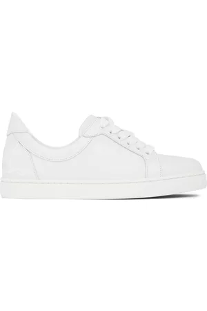 Christian Louboutin White Elo Loubi Flat Sneakers