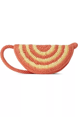 Misha & Puff Bags - Kids Orange & Yellow Half Moon Bag