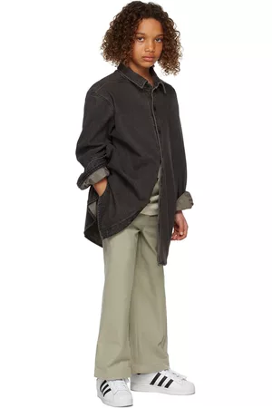 Essentials Denim - Kids Black Denim Shirt