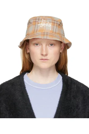 Orange stussy cheap bucket hat