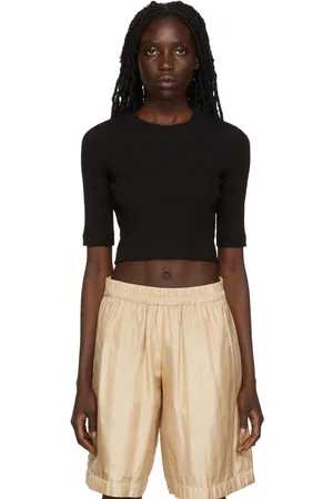 Rosetta Getty etched-plaid Cropped Top - Farfetch