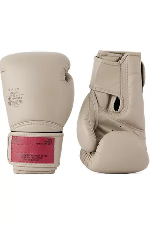 Uniq Sports Equipment - Beige Velcro Boxing Gloves