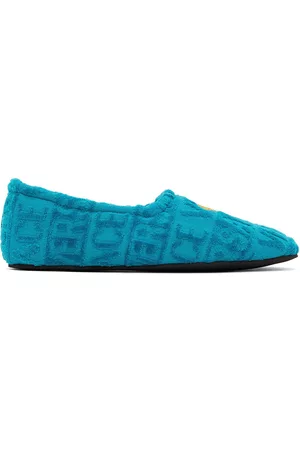 Blue best sale versace slippers