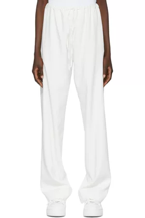 Ami Women Palazzos - SSENSE Exclusive White Palazzo Trousers