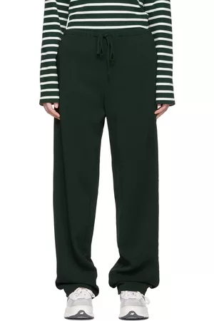 Ami Women Palazzos - SSENSE Exclusive Green Palazzo Trousers