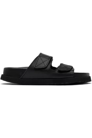 symoid Womens Flat Sandals Wide Width- Open Toe Comfort Casual Summer New  Black Ladies Sandals Size 7 - Walmart.com