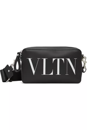 Valentino Garavani Outlet: Valentino VLTN bag in leather - Black