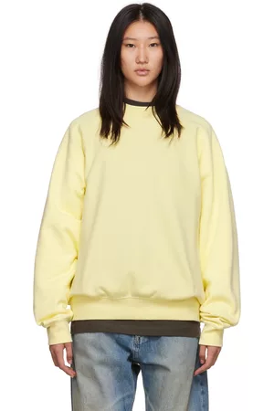 Yellow Mock Neck Sweatshirt