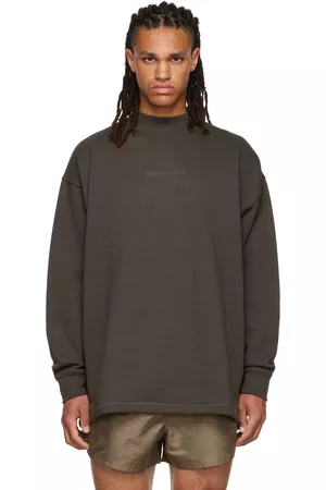 Essentials Men Sweatshirts - Gray Relaxed Sweatshirt