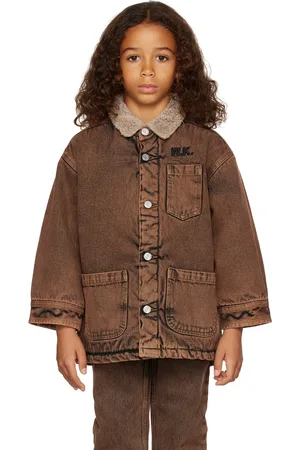 Buy Krish Velvet Girls Coat - Orange Online - The Tribe Kids