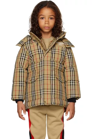 Burberry jacket deals kids brown